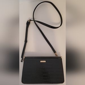 Faux-Crocodile Small Handbag